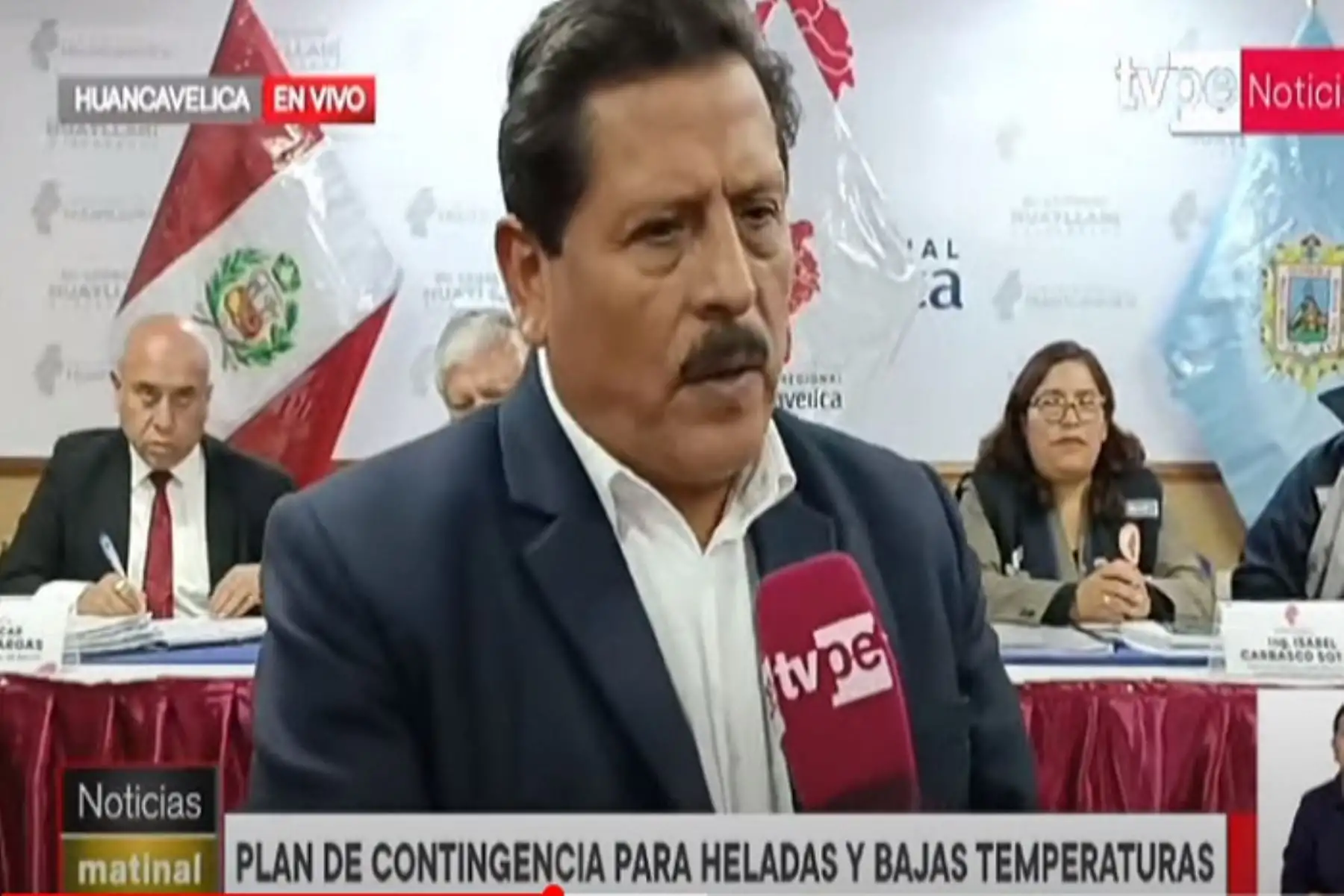 Gore Huancavelica presentó Plan de Contingencia ante heladas y bajas temperaturas