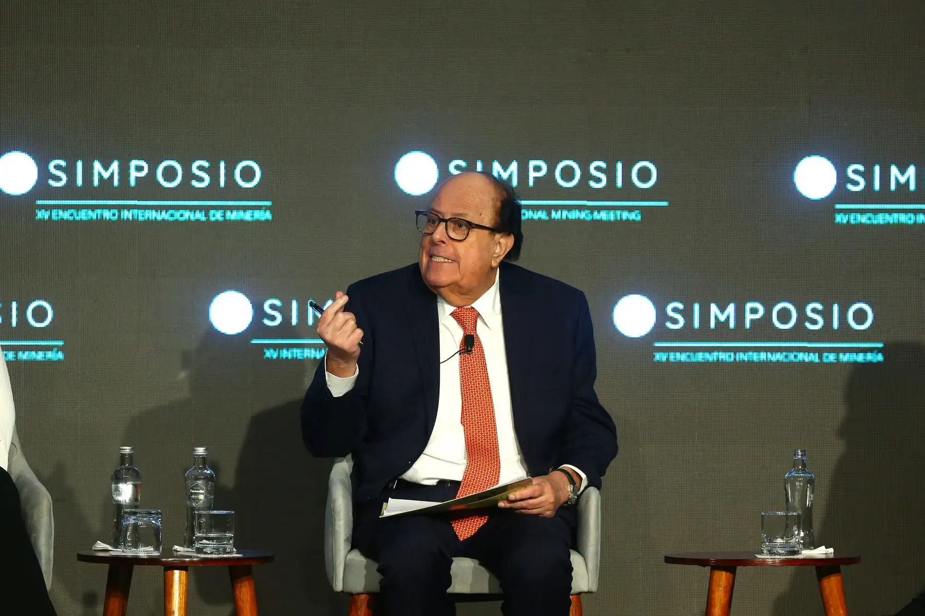 Presidente del BCR, Julio Velarde, en Simposio Minero. ANDINA/Eddy Ramos