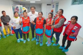 El ministro Julio Demartini participó en la inauguración de un centro infantil de atención integral en Ica. Foto: Midis/Difusión.