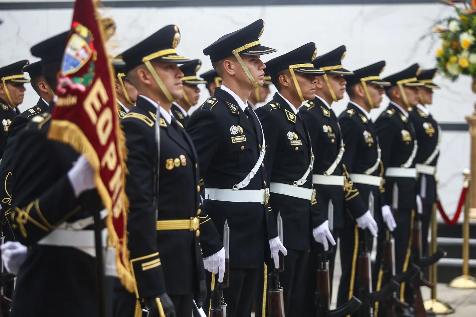 Ceremonia de Inauguración de la II Reunión de Comando Policial - RECOPOL 2024.
Foto: ANDINA/Prensa Presidencia