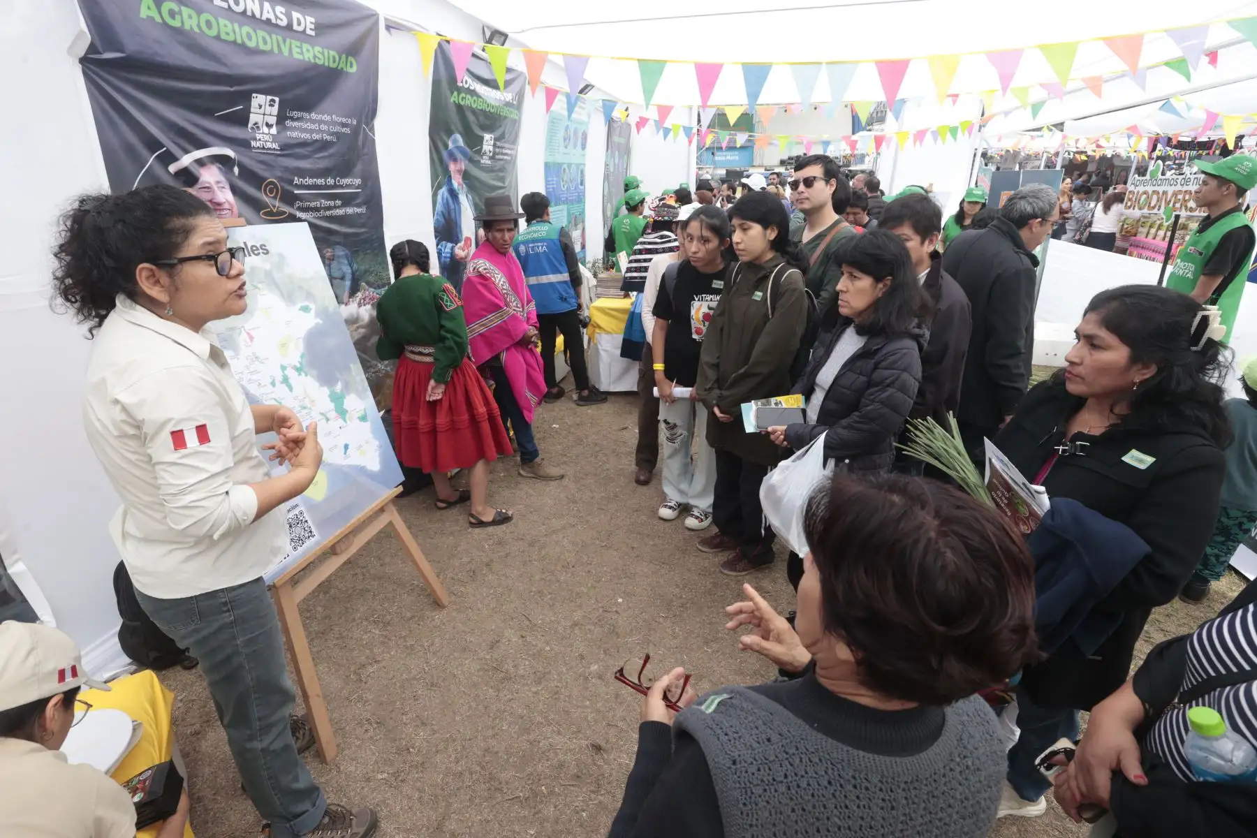El ministerio del Ambiente realiza el 5° (Quinto) Festival de la Biodiversidad, con más de 150 emprendimientos sostenibles de diferentes regiones del país Foto: ANDINA/Vidal Tarqui
