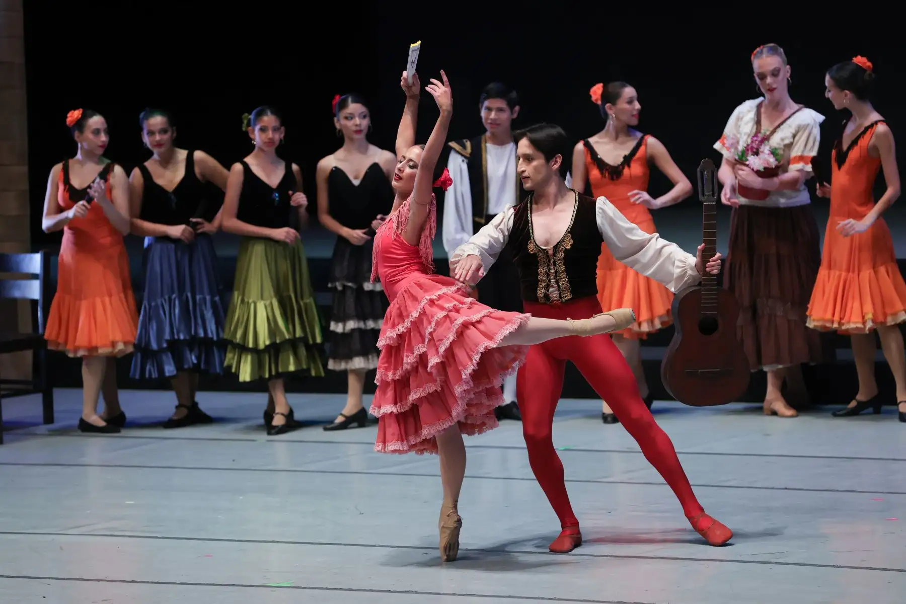 El Ballet Nacional del Perú da inicio a su primera temporada del presente año con “Don Quijote”, popular puesta en escena basada en el segundo capítulo de la novela homónima de Miguel de Cervantes Saavedra. Foto: ANDINA/Melina Mejía