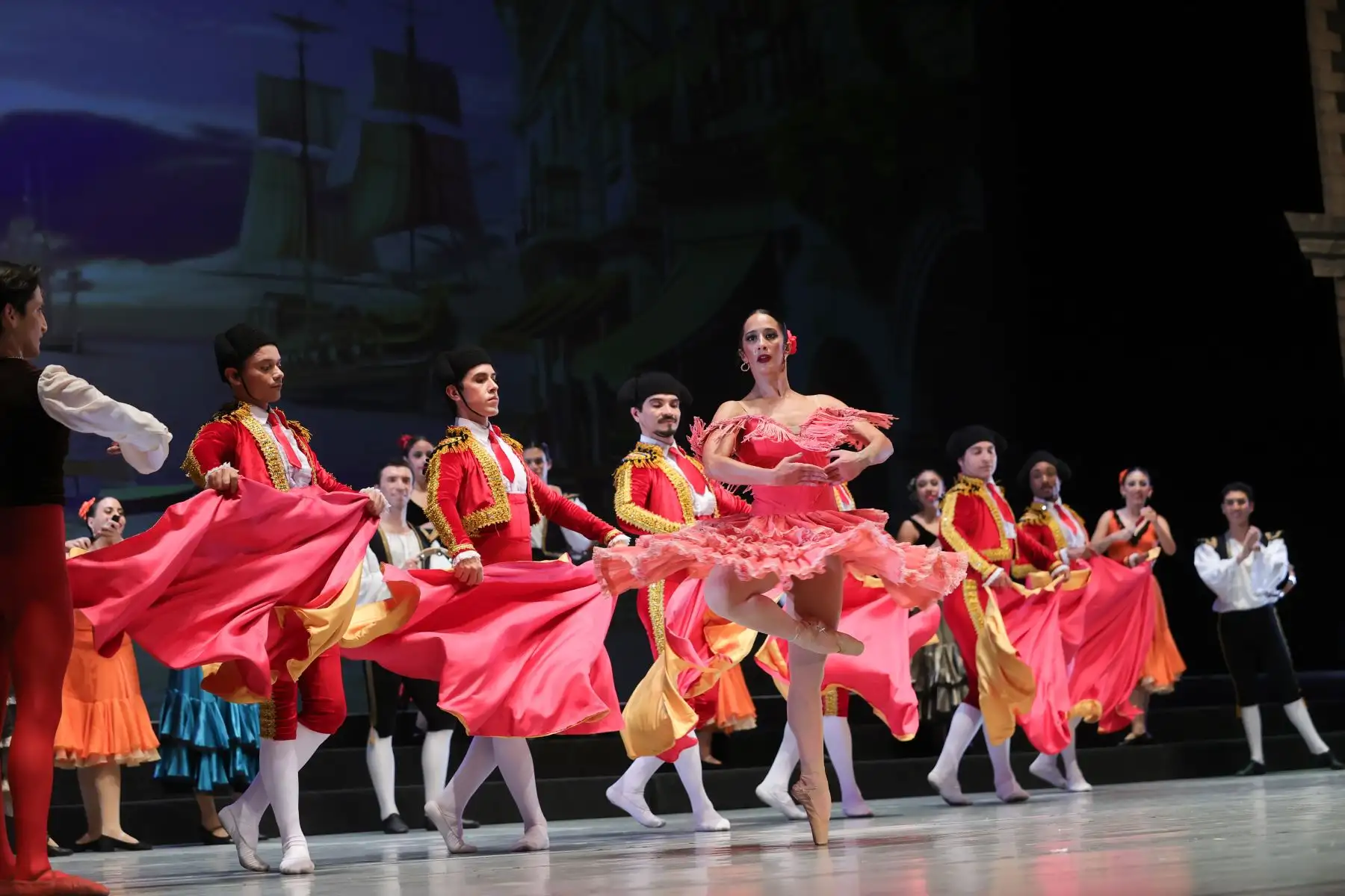 El Ballet Nacional del Perú da inicio a su primera temporada del presente año con “Don Quijote”, popular puesta en escena basada en el segundo capítulo de la novela homónima de Miguel de Cervantes Saavedra. Foto: ANDINA/Melina Mejía