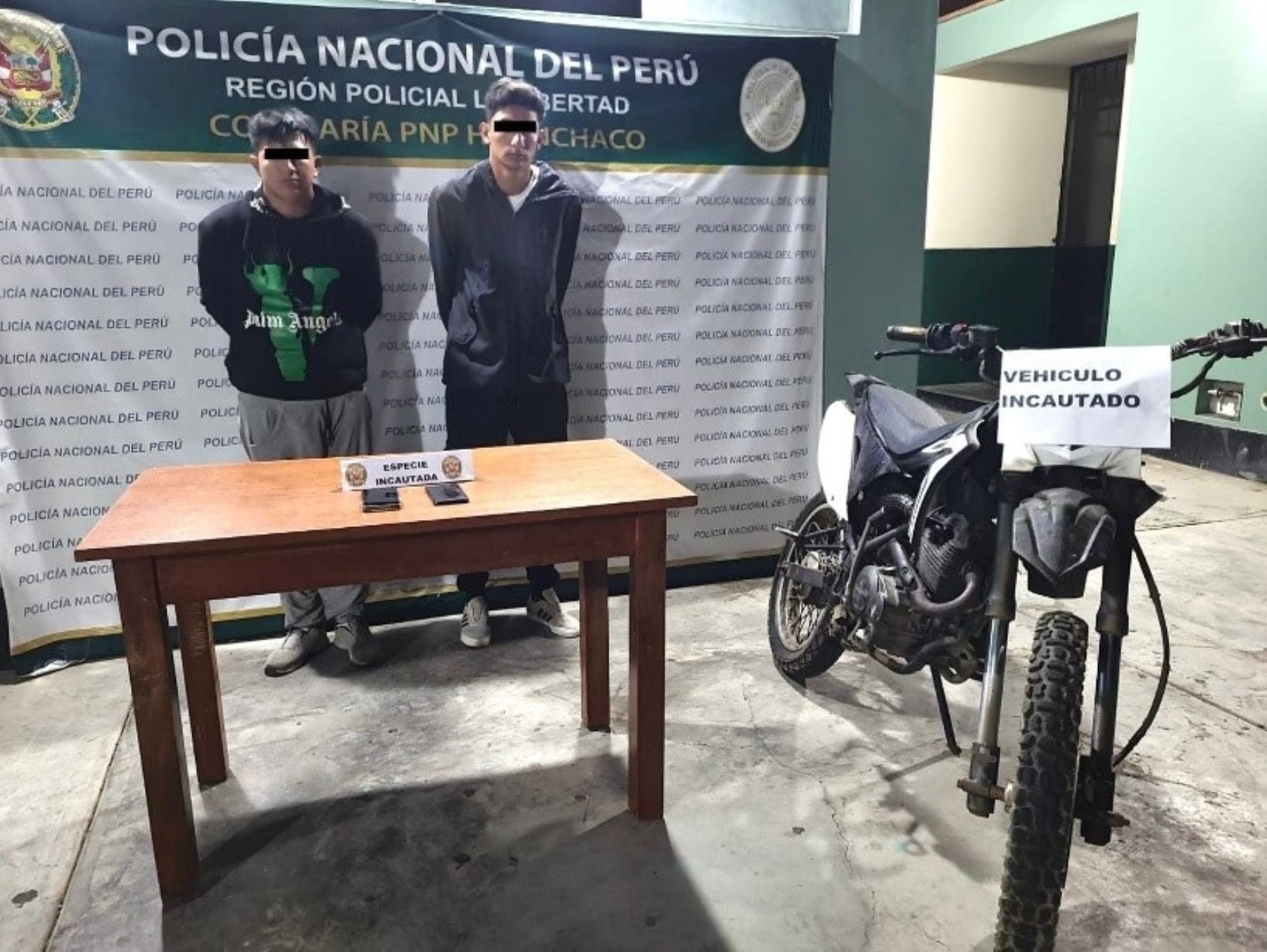 Policía Nacional desarticuló una banda criminal dedicada a la extorsión en el balneario de Huanchaco, provincia de Trujillo.