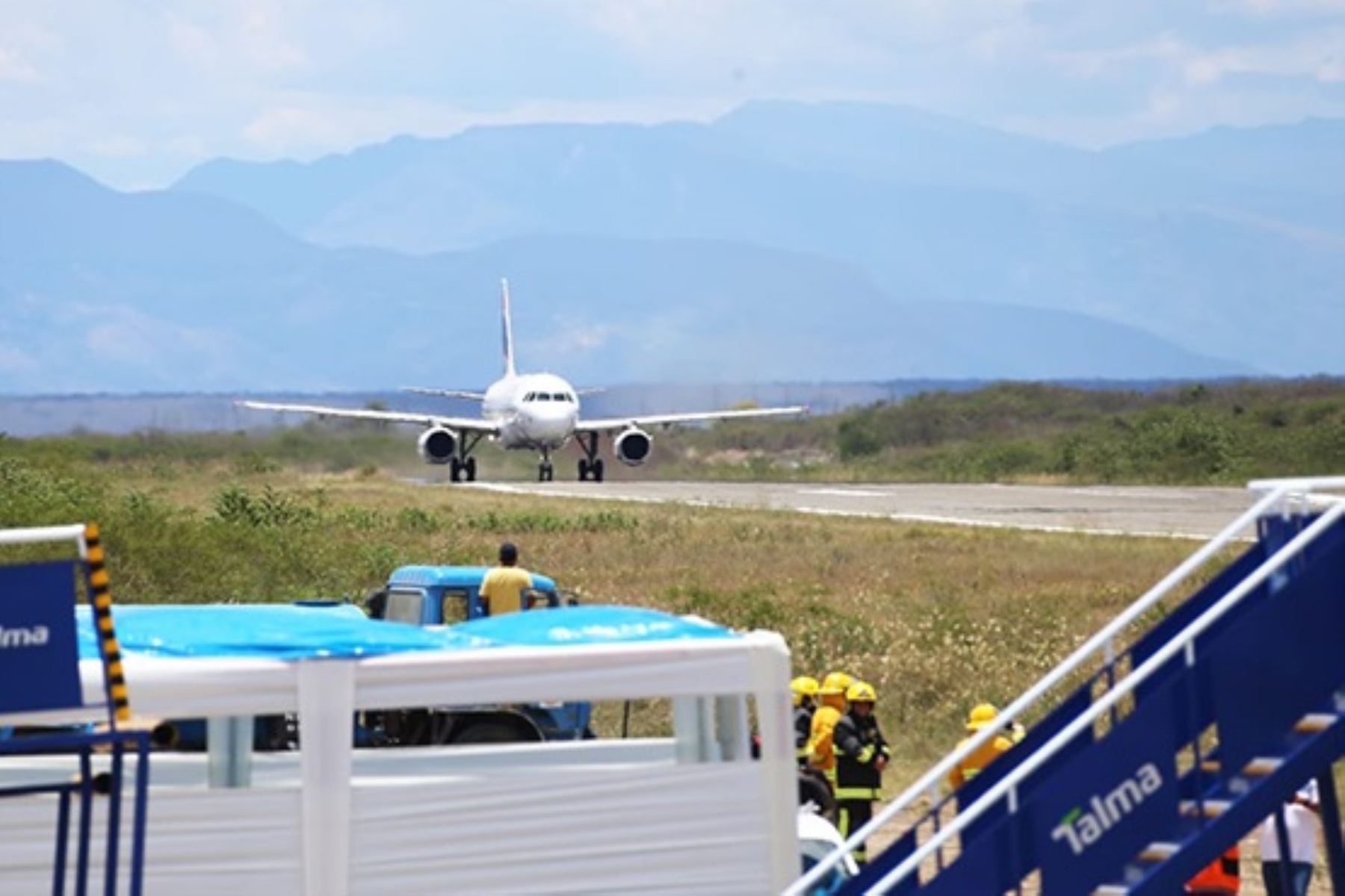 Aeropuerto de Jaén empezará a recibir otra vez vuelos comerciales desde Lima en las próximas semanas, anunció el ministro de Transportes y Comunicaciones, Raú Pérez Reyes.Foto: Cortesía.