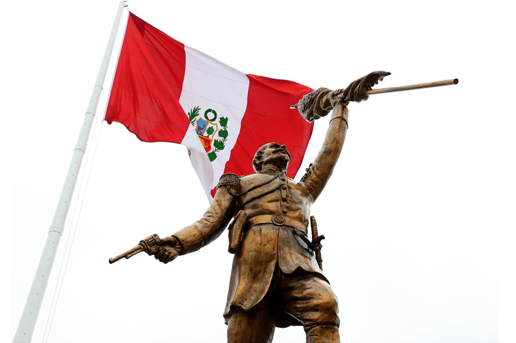 La celebración del Día de la Bandera el 7 de junio es un homenaje a la valentía y el honor de los soldados peruanos que ofrendaron su vida por amor y en defensa del Perú, y su estandarte nacional. Foto: ANDINA/archivo
