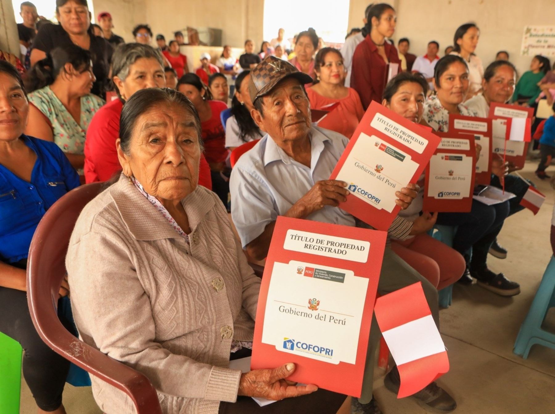 Más de 2,000 familias lambayecanas se beneficiarán con la formalización de su propiedad. La campaña la ejecutará Cofopri y el Gobierno Regional. ANDINA/Difusión