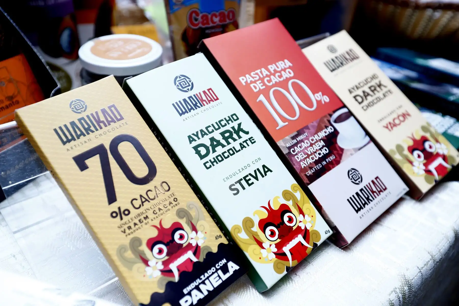 El Salón del Cacao y Chocolate Internacional 2024, que se realizará del 18 al 21 de julio, espera recibir a más de 25 mil visitantes en sus 200 stands de exhibición y venta en el Centro de Convenciones de Lima. Foto: ANDINA/Daniel Bracamonte