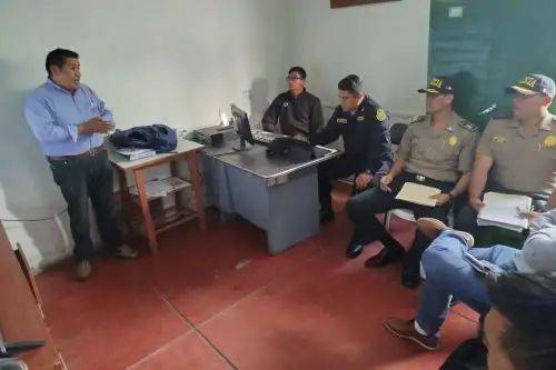 En la reunión promovida por la Municipalidad Provincial de Chiclayo participaron los jefes de las comisarías de la jurisdicción. Foto: ANDINA/Difusión