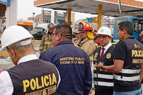 Villa María del Triunfo: Fiscalía abre investigación preliminar por explosión en grifo. Foto: ANDINA/Difusión.