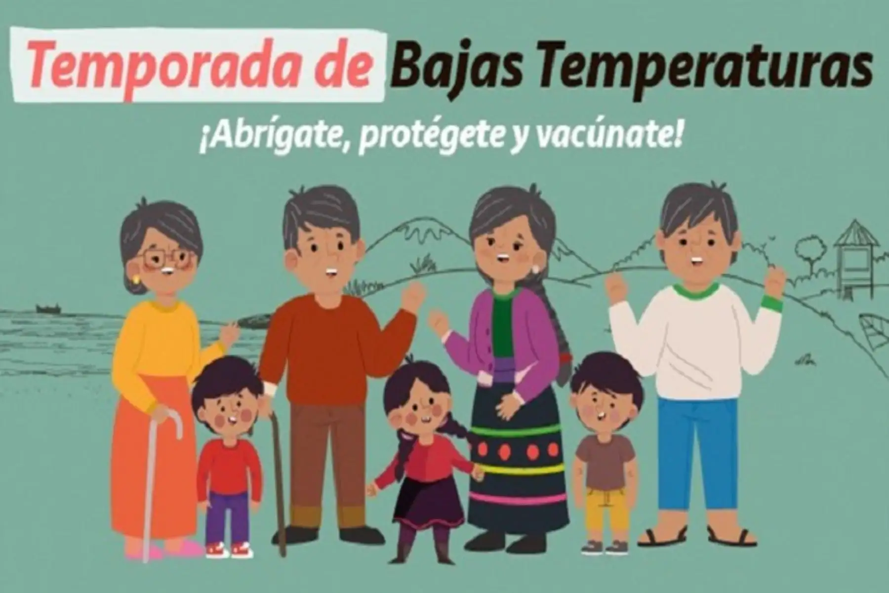 La publicación del especial web del Minsa forma parte de la campaña denominada "Temporada de bajas temperaturas: ¡Abrígate, protégete y vacúnate!”.