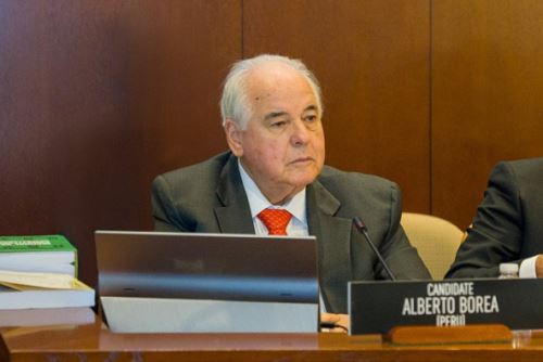 Nuevo juez de la Corte IDH, Alberto Borea. ANDINA/Difusión