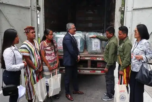 Comunidades nativas del Bajo Urubamba recolectan pilas usadas para evitar contaminación