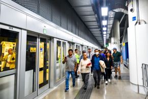 Simulacro: cómo actuar antes, durante y después de sismo si viajas en transporte público. Foto: ANDINA/Difusión.