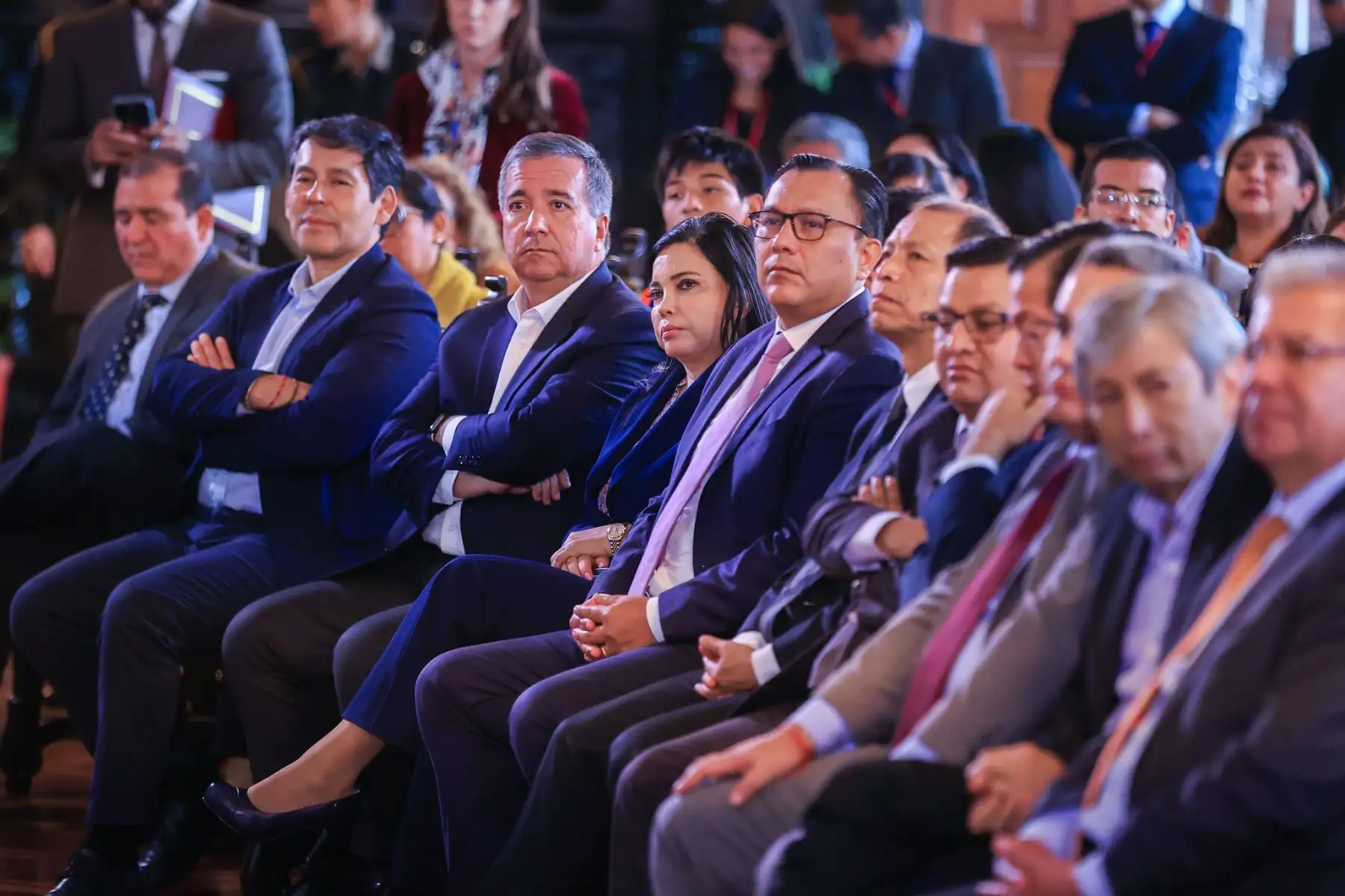 Presidenta Dina Boluarte, participa en la suscripción del contrato con Panam Sports que permitirá la organización de los XX Juegos Panamericanos y Parapanamericanos Lima 2027.
Foto: ANDINA/Prensa Presidencia