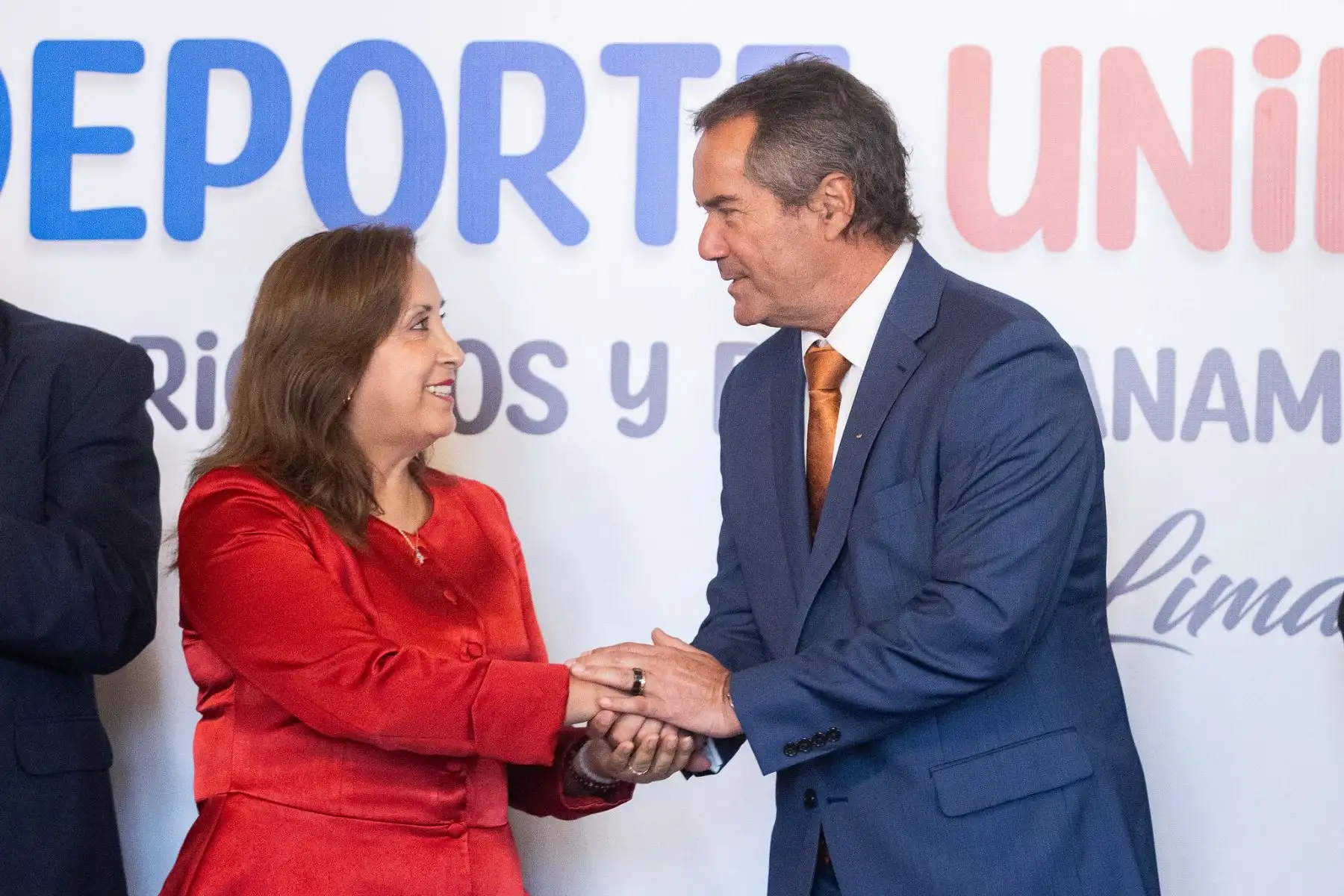 Presidenta Dina Boluarte, participa en la suscripción del contrato con Panam Sports que permitirá la organización de los XX Juegos Panamericanos y Parapanamericanos Lima 2027.
Foto: ANDINA/Prensa Presidencia