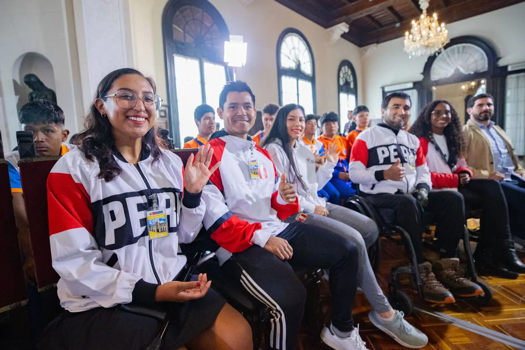 Presidenta Dina Boluarte, participa en la suscripción del contrato con Panam Sports que permitirá la organización de los XX Juegos Panamericanos y Parapanamericanos Lima 2027.
Foto: ANDINA/Prensa Presidencia