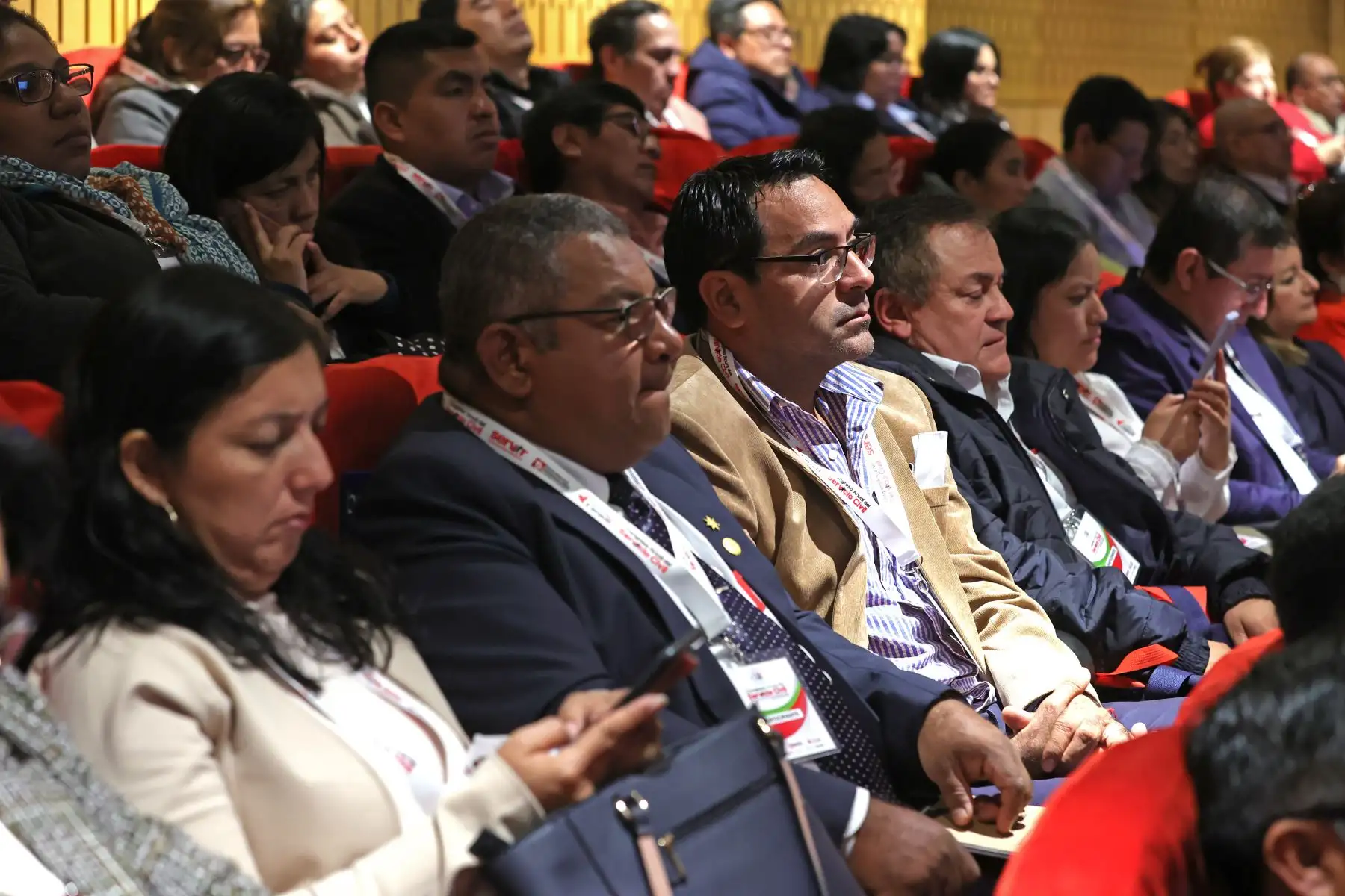 La periodista Susana Mendoza expuso su experiencia de informar sobre el valioso aporte del servidor público a través de sus entrevistas en la página "Con Vocación" que se publica semanalmente en el diario oficial El Peruano. Fue durante congreso organizado por Servir. Foto: ANDINA/Melina Mejía