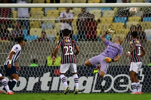 Gol de Arregui en el Maracaná. Foto: AFP