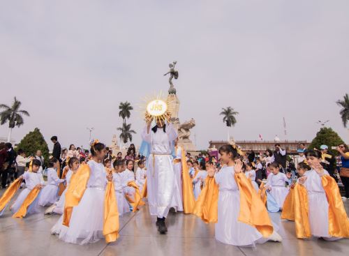 Desde las 13:00 horas de hoy jueves 30 de mayo es feriado en Trujillo por la celebración de la Solemnidad del Corpus Christi. Foto: Luis Puell