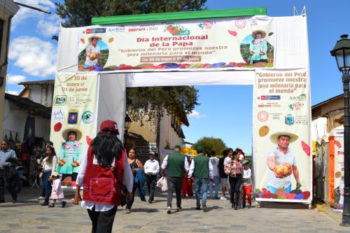 La feria macrorregional se desarrollará hasta mañana viernes en el pasaje de la Cultura de la ciudad de Cajamarca. Foto: ANDINA/Cortesía Eduard Lozano