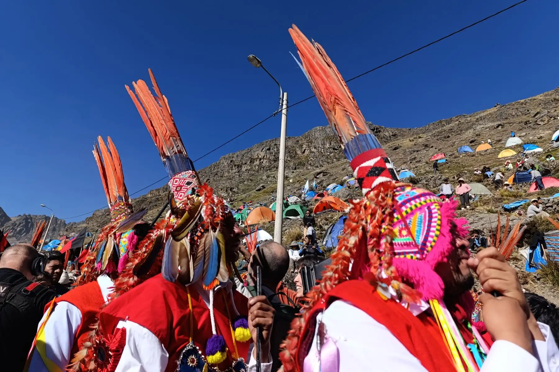 Se estima que más de 150 mil peregrinos emprendieron la caminata al Cristo de la Nieves durante las dos últimas semanas. ANDINA/Difusión