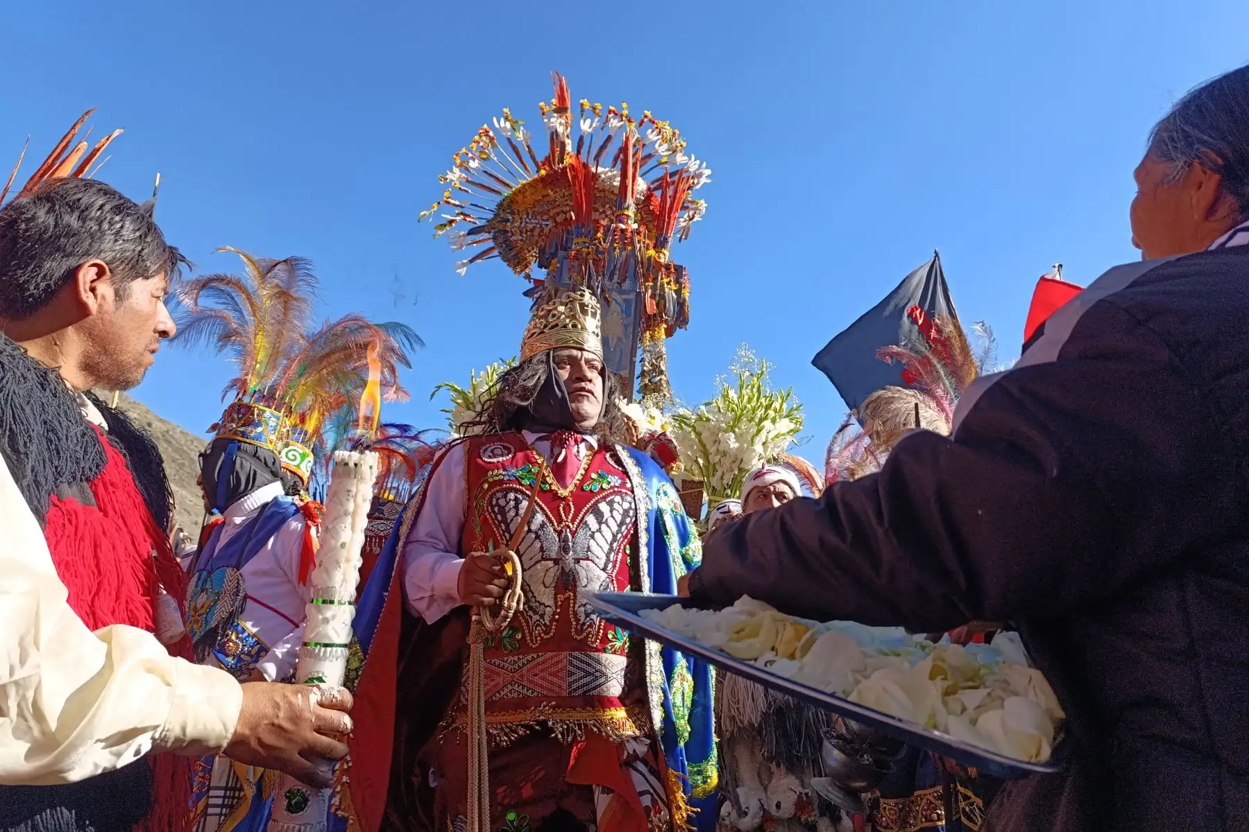 Finalmente, se ofició una breve homilía en la iglesia del Señor de Tayankani. ANDINA/Difusión