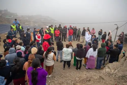 La ministra Pérez de Cuéllar resaltó el impacto de la Ley de Acceso Universal al Agua Potable en la calidad de vida de las familias vulnerables. Foto: MVCS/Difusión.