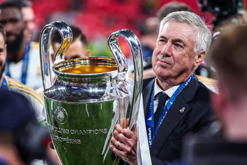 Carlo Ancelotti, entrenador del Real Madrid.