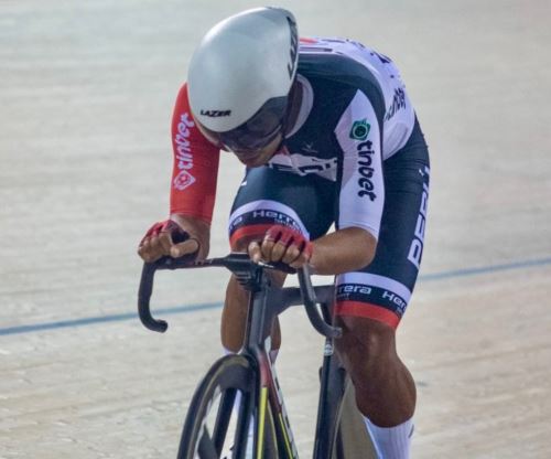 Ciclista Hugo Ruíz se mantiene por la sendas de los triunfo en el ciclismo
