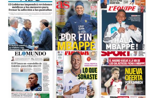 El bombazo fichaje de Kylian Mbappé al Real Madrid estremece el mundo fútbol: Así reaccionó la prensa internacional