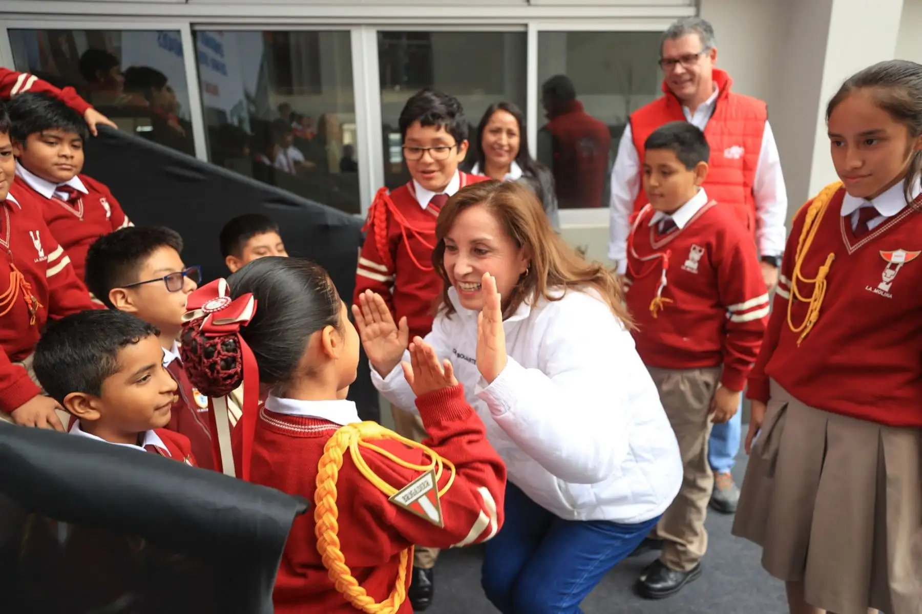 Presidenta de la República, Dina Boluarte, inaugura la quinta Escuela Bicentenario, I. E. 1235 Unión Latinoamericana. Foto: ANDINA/ Prensa Presidencia