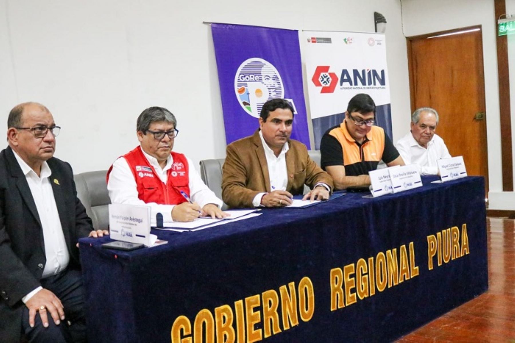 Piura: ANIN ejecutará obras por S/ 619 millones para cerrar brechas en infraestructura