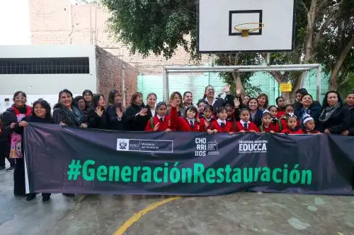 ANDINA/Juan Carlos Guzmán. Alumnos son el cambio generacional para dar sostenibilidad al planeta y al medio ambiente