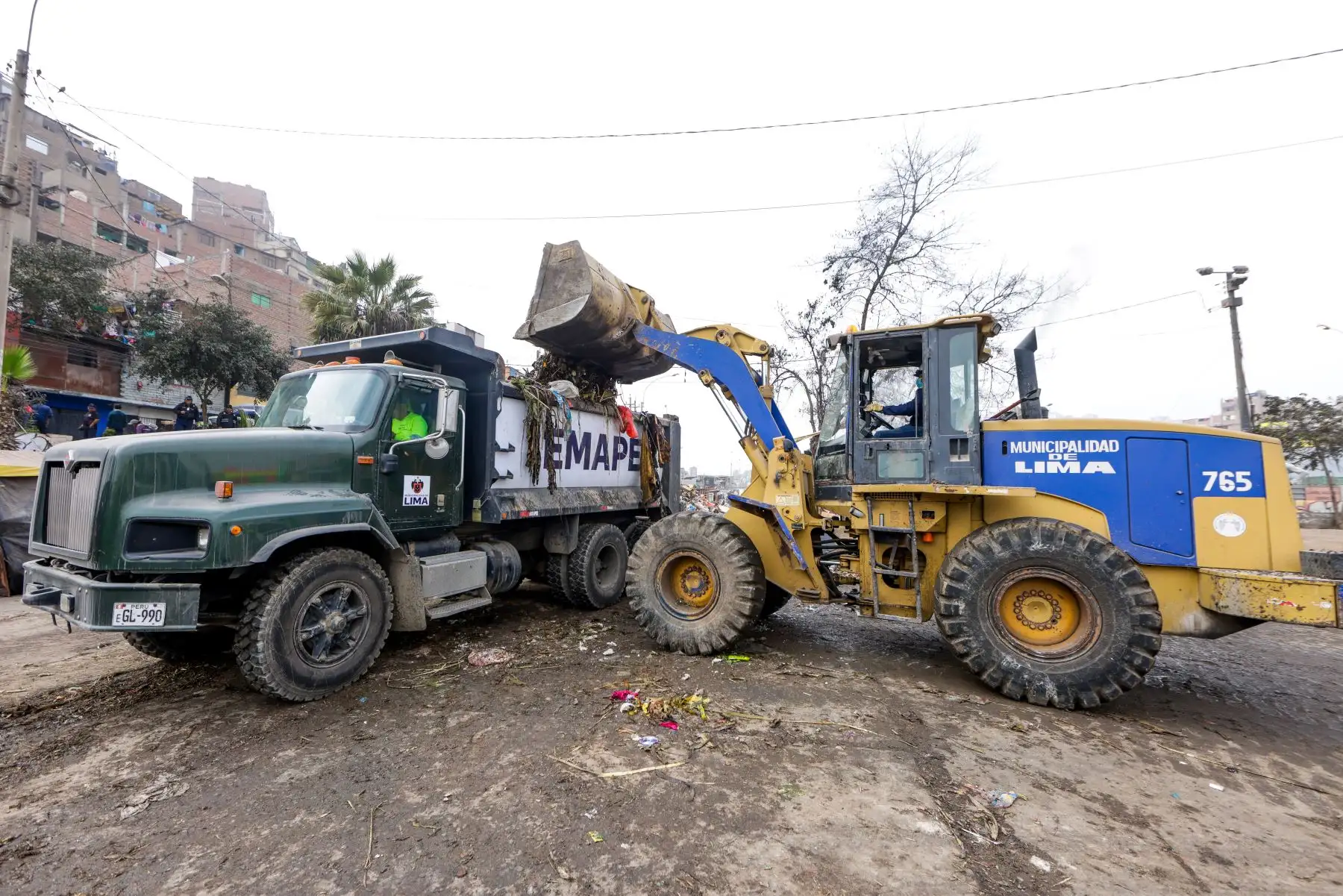 Operativo de limpieza articulado entre las municipalidades de Lima, La Victoria y El Agustino. Foto: ANDINA/Luis Iparraguirre