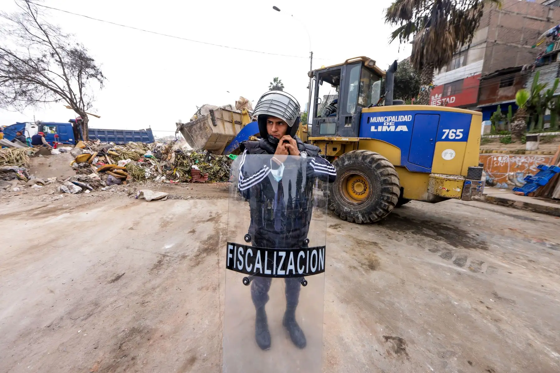 Operativo de limpieza articulado entre las municipalidades de Lima, La Victoria y El Agustino. Foto: ANDINA/Luis Iparraguirre