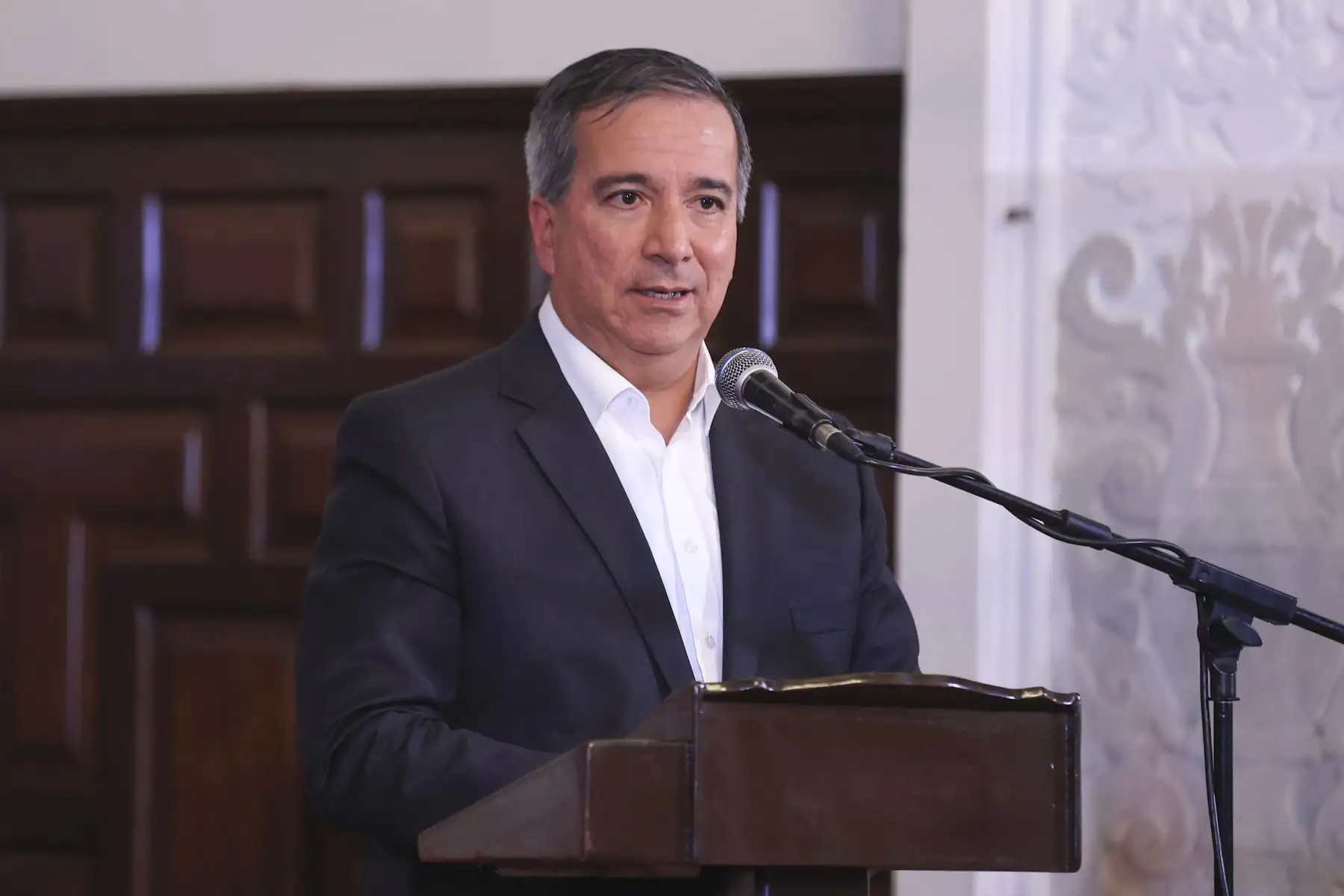 Ceremonia de firma de leyes para impulsar el desarrollo y la competitividad del sector portuario. 
Foto: ANDINA/ Prensa Presidencia