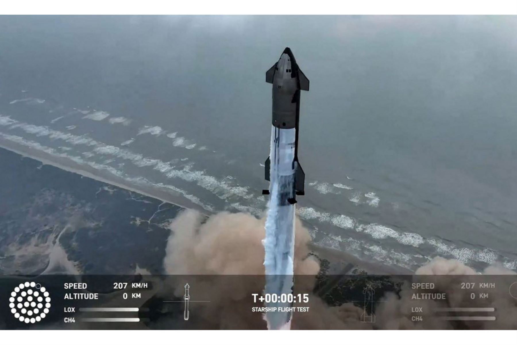El Starship SpaceX se lanza en su cuarta prueba de vuelo desde Starbase en Boca Chica, Texas, el 6 de junio de 2024. El Starship es vital para los planes de la NASA para llevar astronautas a la Luna a finales de esta década, y para las esperanzas del CEO de SpaceX, Elon Musk, de eventualmente colonizar Marte.