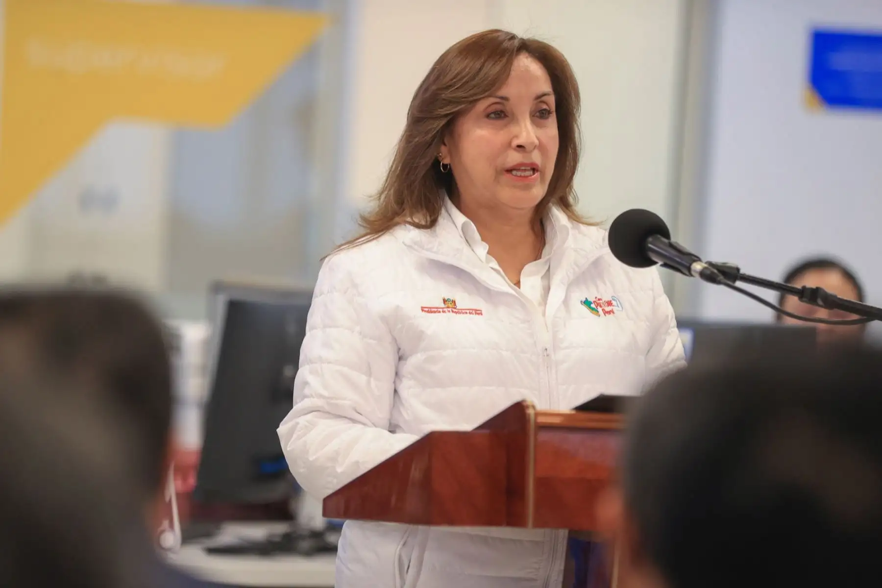 La presidenta Dina Boluarte Zegarra participa en la inauguración del nuevo Centro de Servicios al Contribuyente de Sunat.  Foto: ANDINA/Prensa Presidencia