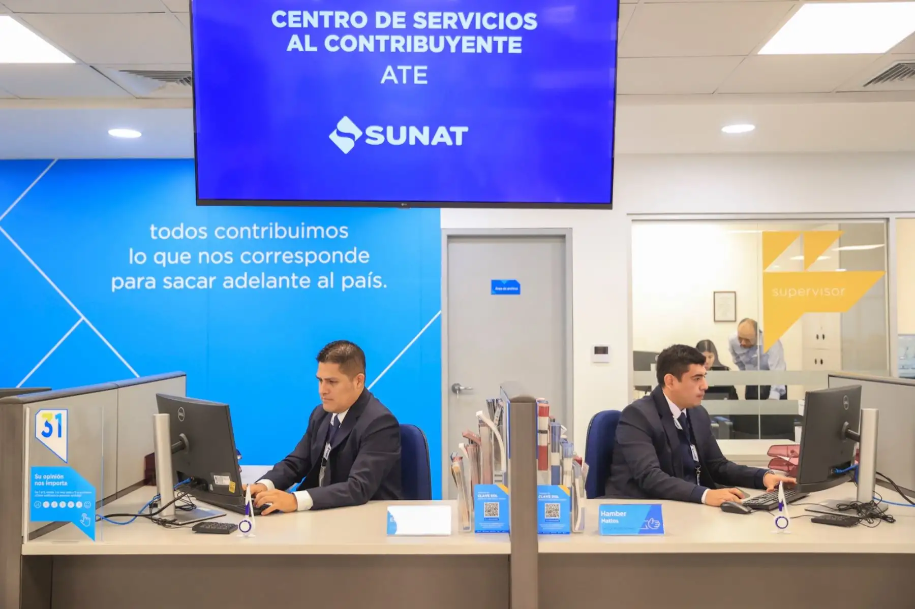 Centro de Servicios al Contribuyente de Sunat.  Foto: ANDINA/Prensa Presidencia