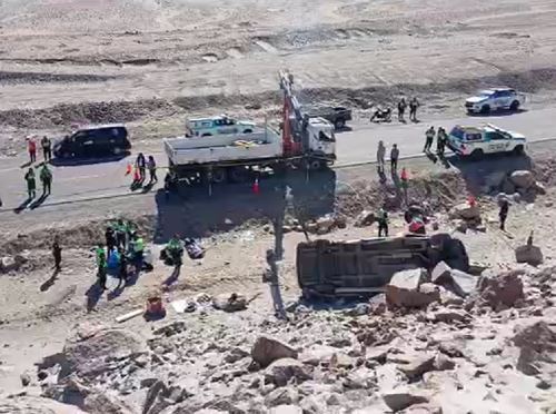 Sutran reveló que la miniván que protagonizó un trágico accidente en Arequipa que dejó seis muertos y ocho heridos, no contaba con autorización para realizar el servicio de transporte.