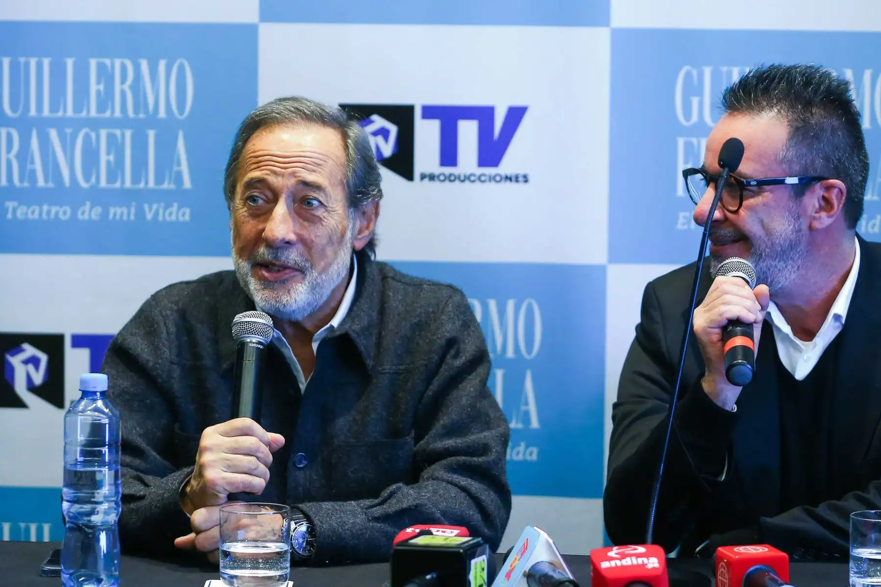 El actor, productor y director argentino Guillermo Francella regresa al Perú, para presentar su obra : “Teatro de mi vida”, una íntima propuesta que irá los días 11 y 12 de junio. En la presentación, estará acompañado por el actor peruano Carlos Carlín. 
Foto: ANDINA/Eddy Ramos