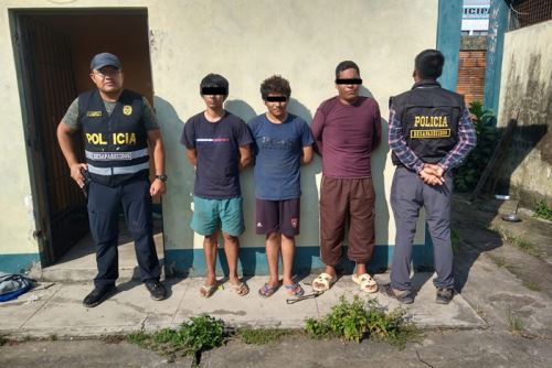 Presuntos implicados en la desaparición de menor de edad fueron detenidos en Ucayali. Foto: ANDINA/Difusión