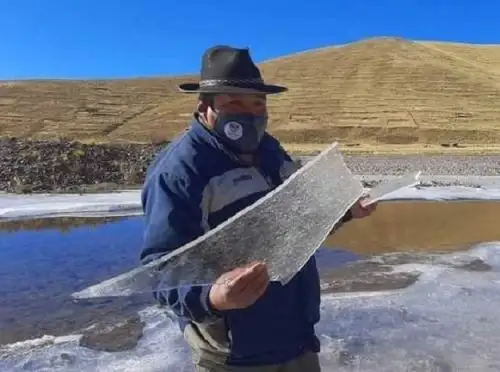 Puno soportará un nuevo periodo de heladas y esta semana se espera que la temperatura alcance 20 grados bajo cero. Foto: ANDINA/difusión.