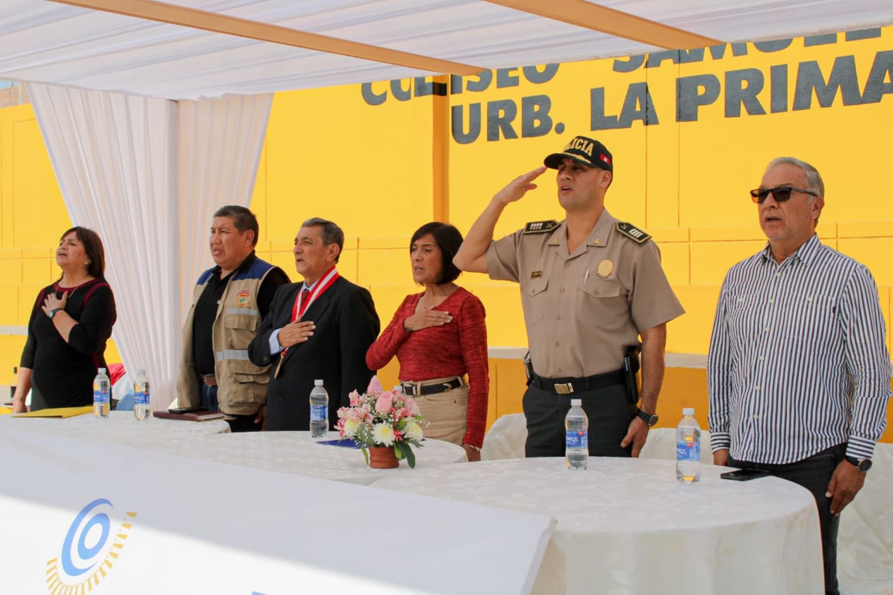 La alcaldesa Janet Cubas participó en la ceremonia de reapertura del Complejo Deportivo Samuel Elías Tello Chicoma. Foto: ANDINA/Difusión