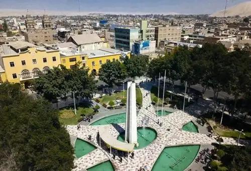 Plaza de Armas de la ciudad de Ica
