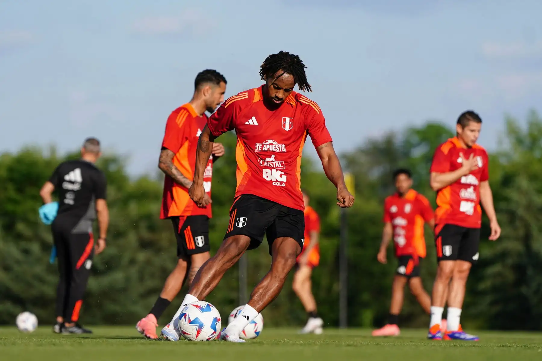 Entrenamiento de la selección peruana, juega este viernes 14 de junio su último amistoso previo a la Copa América en el Estadio Subaru Park, en Chester, Pensilvania (Estados Unidos).
Foto: ANDINA/Difusión