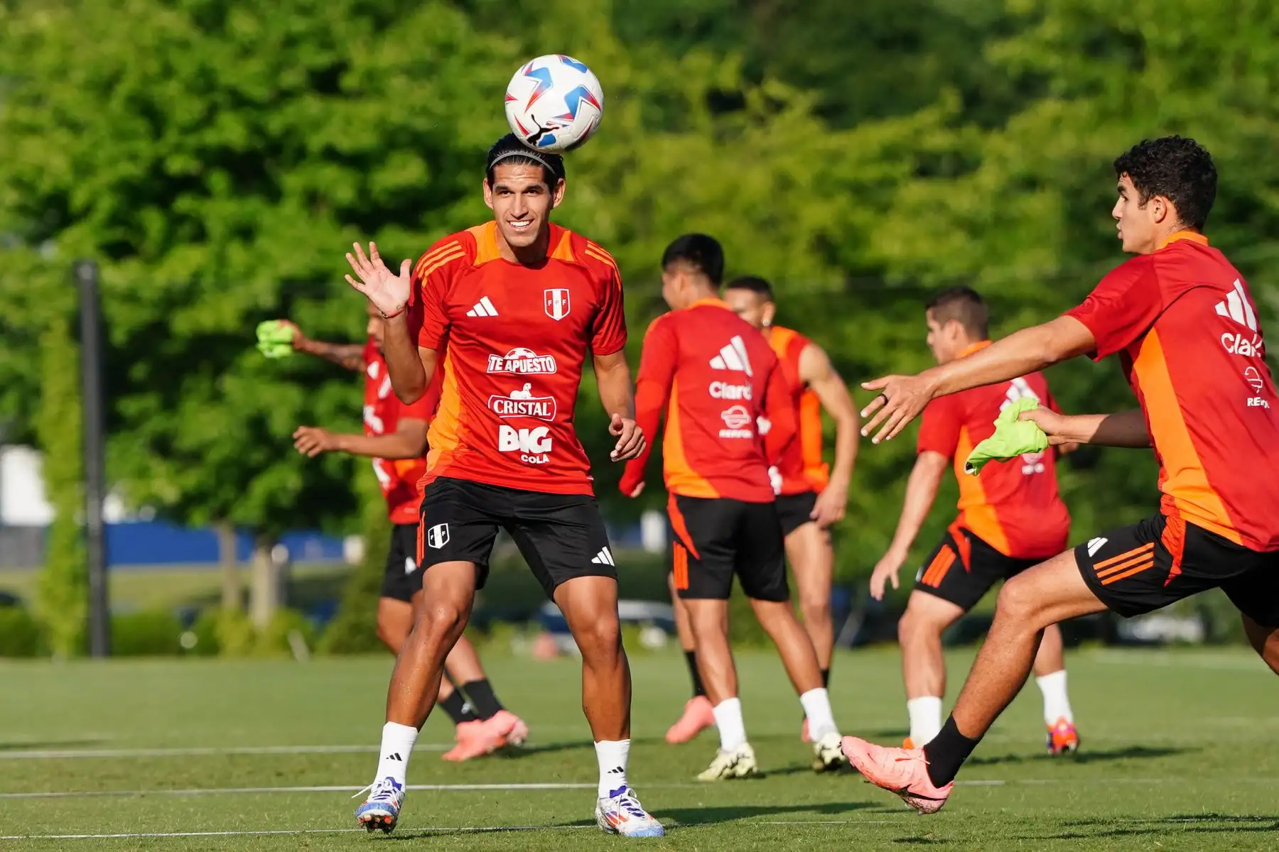 Entrenamiento de la selección peruana, juega este viernes 14 de junio su último amistoso previo a la Copa América en el Estadio Subaru Park, en Chester, Pensilvania (Estados Unidos).
Foto: ANDINA/Difusión