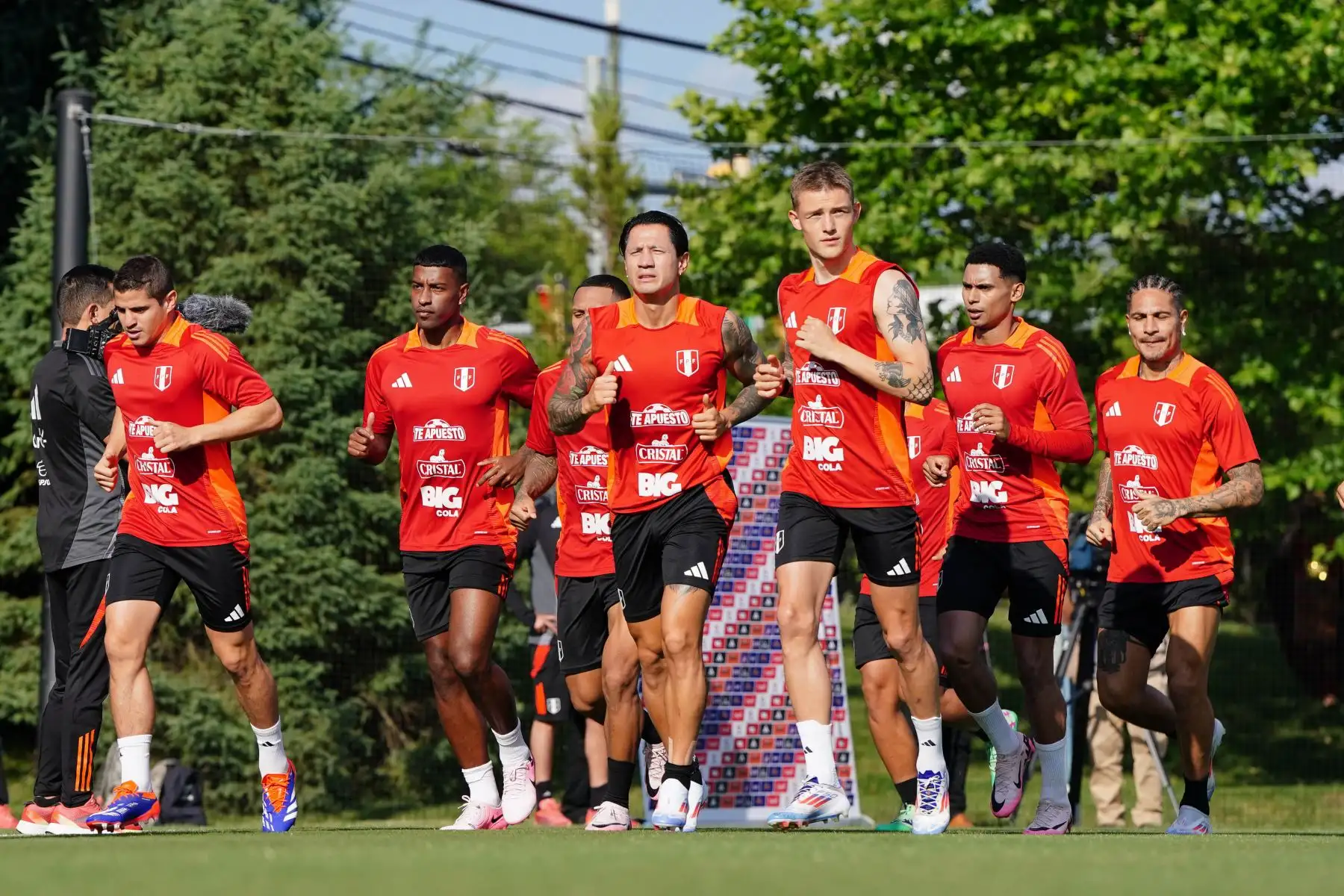 Entrenamiento de la selección peruana, juega este viernes 14 de junio su último amistoso previo a la Copa América en el Estadio Subaru Park, en Chester, Pensilvania (Estados Unidos).
Foto: ANDINA/Difusión