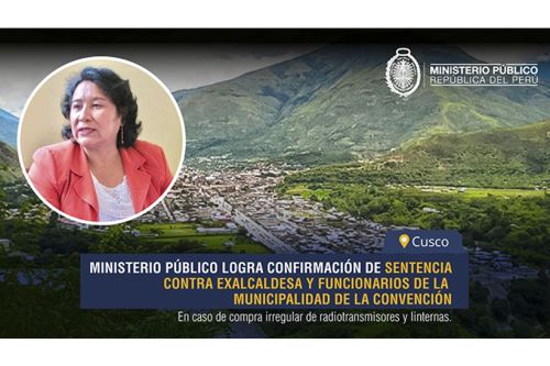 Fedia Castro Melgarejo de Gutiérrez fue alcaldesa de la provincia de La Convención, en la selva del Cusco, del 2011 al 2014. Foto: ANDINA/Difusión